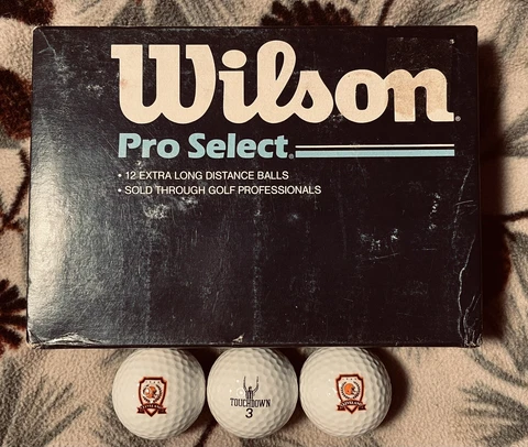 New! Vintage Wilson Pro Select Cleveland Browns Logo Golf Balls CASE OF 12 Cover