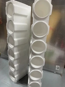 imballo in polistirolo per spedizione bottiglie di vino in serie di 6 o singoli - Foto 1 di 3