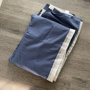King size Blue Bed Skirt NWT - Picture 1 of 6