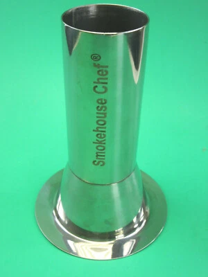 SMOKEHOUSE CHEF #12 x 2" for Meat Freezer Bag & Summer Sausage Stuffing Tube Funnel for Grinder