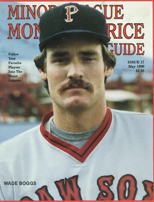 May 1990 Issue #17 Beckett Minor League Card Monthly Magazine Wade Boggs HOF - Image 1 of 2