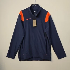 Nike Coaches Jacket Mens SMALL Lightweight Blue Orange Performance DJ5115 NEW - Picture 1 of 10