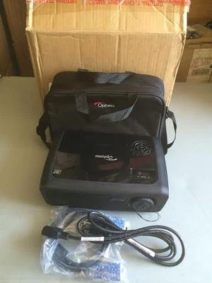 OPTOMA TX536 TX536RFBA DLP PORTABLE PROJECTOR,WORKS GREAT!! NEW FACTORY LAMP!! - Image 1 of 3