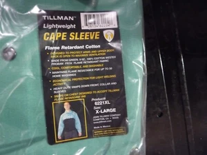 Welding Cape Sleeve Tillman 6221 Green Westex XL Cotton Cape Sleeve - Bild 1 von 1