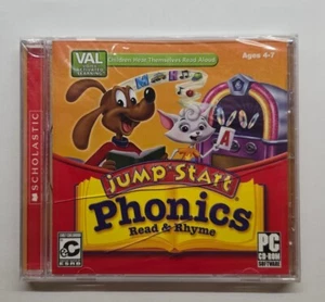 Jump Start Phonics Read & Rhyme PC CD-ROM Software W/VAL 2007 - Picture 1 of 2