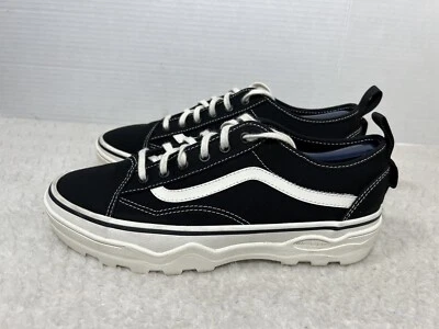 Vans Ultracush Wafflecup Women’s Sz 11 Black Lace Up Canvas Shoes Low Top Skate - Изображение 1 из 4