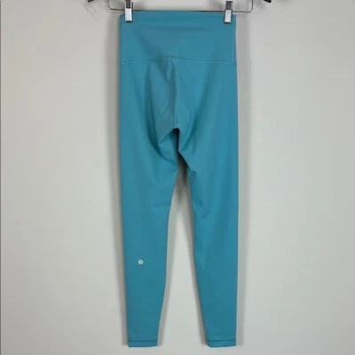 Lululemon Wunder Train High Rise Leggings Blue Size 4 - Image 1 of 4