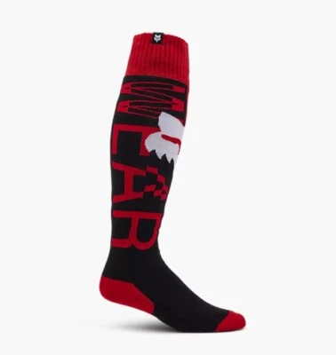 Fox Racing 180 Seventy4 Socks Fluorescent Red 33031-110 - Image 1 of 2