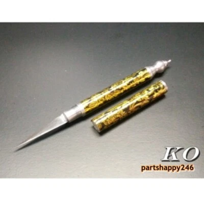 CUCHILLOS PARA TALLAR HERRAMIENTAS DE JABÓN DE FRUTAS TAILANDESAS HECHAS A MANO COLOR DORADO Foto 1 de 4