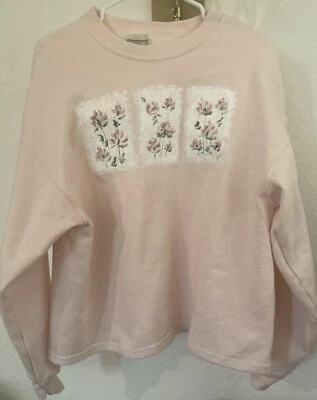 Suéter grande vintage rosa Lee Grandma Core Foto 1 de 4