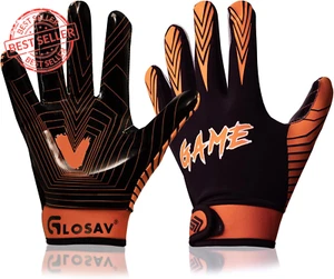 Football Gloves for Kids, Youth, and Adults  - Picture 1 of 12