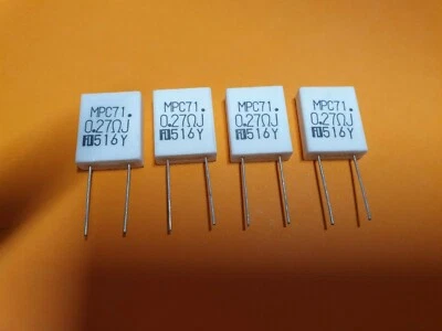 FUKUSHIMA FUTABA 4x 0,27 Ohm 5 Watt Metallband Widerstand MPC71