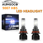4sides 9007 LED Headlight Bulbs Kit HB5 High Low Beam 6500K White Light Lamps 2x