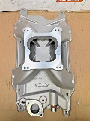 NEW MOPAR DODGE 340 360 PERFORMANCE SINGLE PLANE ALUM INTAKE MANIFOLD P4532851 - Image 1 of 4