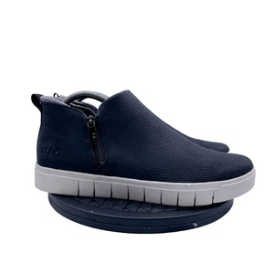 Ryka Hensley 2 Womens Bootie Sz 9M Comfort Round Toe Black Ankle Zip Boots - Picture 1 of 9