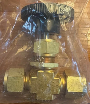Swagelok B-1RS8 1/2" Brass Needle Valve - Image 1 of 2