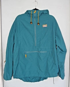 L.L. Bean Mountain Classic Anorak Antique Green Men's XL windbreaker 501342 EUC - Picture 1 of 4