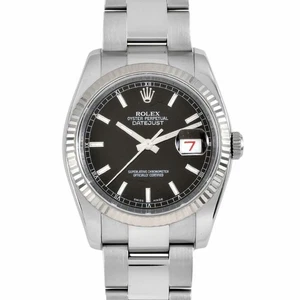 ROLEX 116234 Datejust Z Serial WG x SS Men's #GP040 - Picture 1 of 10