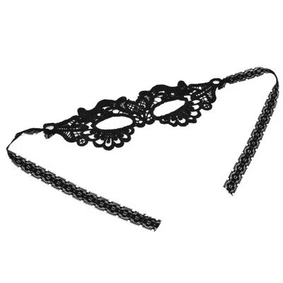 Hollow Lace Half Face Mask Costume Eyes Mask Halloween Dancing Party Decoration - Image 1 of 4