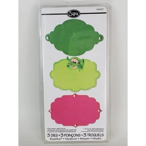 Ellison Sizzix Sizzlits Stanzformen Deko Etiketten Set #4 Stanzformen Sammelalbum Karten - Bild 1 von 10