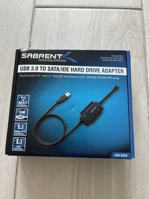 Sabrent USB 2.0 to SATA/IDE 2.5/3.5/-INCH Hard Drive Adapter EC-AHDD Converter - Image 1 of 4