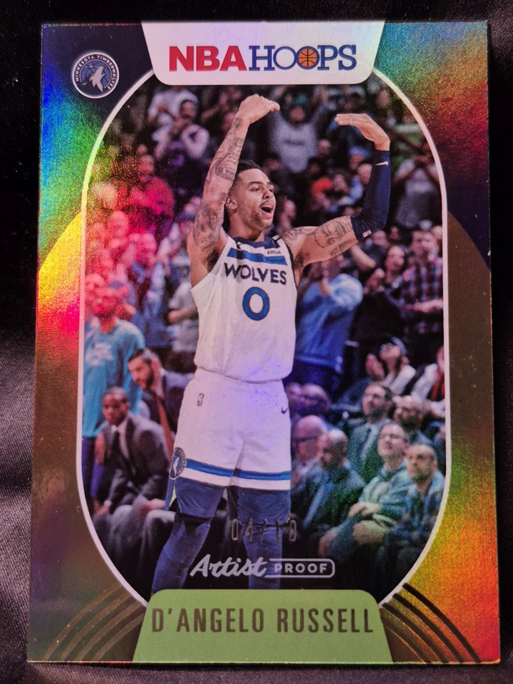 2020-21 Panini NBA Hoops - Artist Proof Gold #188 D'Angelo Russell /10 - Image 1 of 1