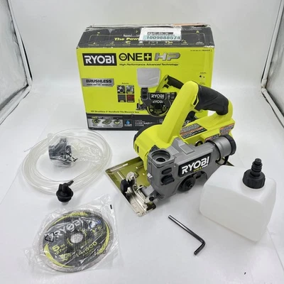 Ryobi PBLHTS01B: Kit de sierra de mano para azulejos/mampostería de 5" sin escobillas 18 V - Solo herramienta Foto 1 de 4