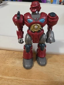 Hap-P-Kid M.A.R.S. 7" Walking Cyber Bot Roboter FUNKTIONIERT weinrot - Bild 1 von 4