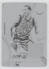 2012-13 Totally Certified Red Printing Plate Black 1/1 Wesley Johnson #131 7n6