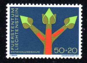 1967 Liechtenstein SC# B24 - Growth Symbol - M-NH - Picture 1 of 1