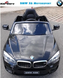 Kinderauto BMW X6M 2x 45W Motoren SUV Kinderfahrzeug mit 2 Akkus Elektroauto ATV - Bild 1 von 9