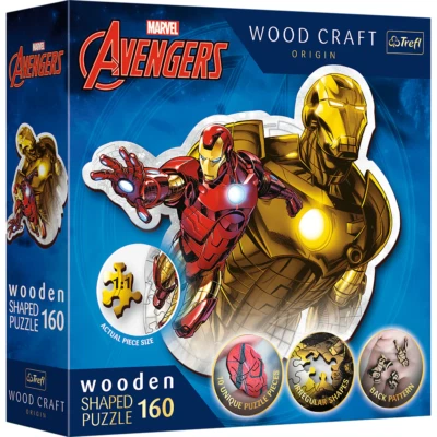 Rompecabezas de madera Trefl Wood Craft 160 piezas - Marvel Brave Iron Man Foto 1 de 4