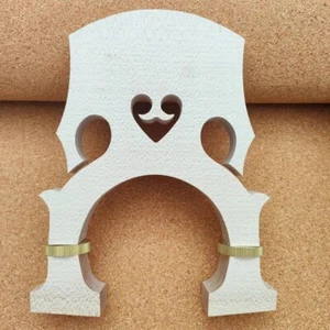 10pcs Adjustable Double Bass Bridge 3/4 , Maple Wood Contrabass Bridge Accessory - Picture 1 of 9