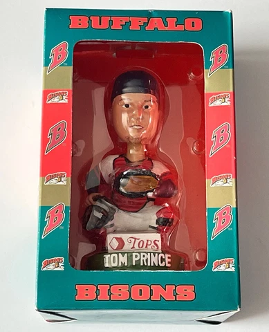 2003 Tom Prince Buffalo Bisons Bobblehead Bobble Head NIB Cover
