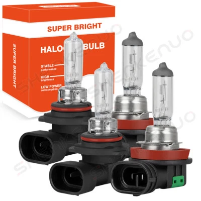 For Subaru Impreza 2012-2016 - 9005+H11 Halogen Headlight 4X Bulbs High Low Beam - Image 1 of 4