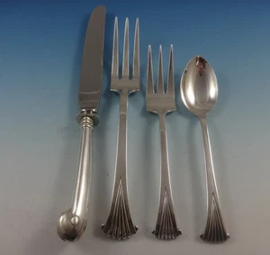 Onslow by Tuttle Sterling Silver Flatware Service For 8 Set 32 Pieces - Picture 1 of 5