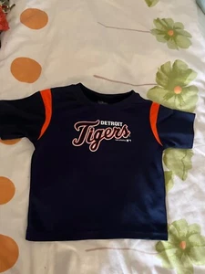 Toddler Detroit Tigers Short Sleeve Blue Size 3T - Picture 1 of 3