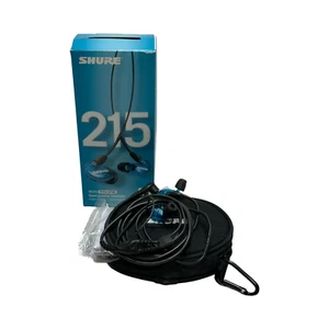 Shure SE215 Blue Professional Sound Isolating In-Ear Earphones Works - Picture 1 of 7