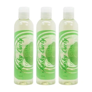 Kinky Curly Natural Moisturizing  Come-Clean-Shampoo "Pack Of 3" - Picture 1 of 4