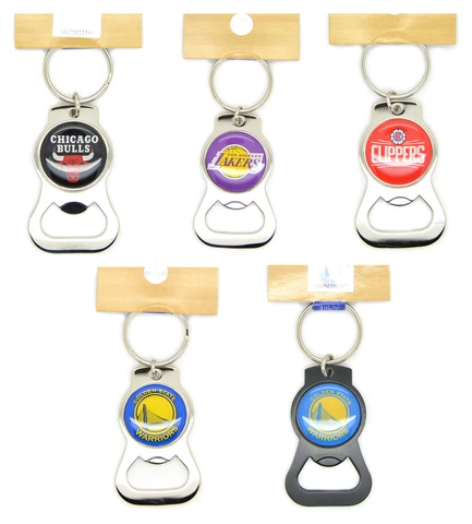 NBA Officially Licensed Bottle Opener Key Ring Cover