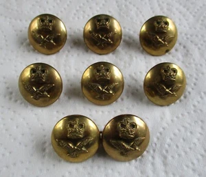 RAF:"ROYAL AIR FORCE MESS DRESS BUTTONS" (19mm, Gaunt, 1950s Era, QEII) - Picture 1 of 4
