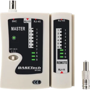 Basetech BT-200 Câble Testeur pour RJ-45, RJ-11, BNC - Photo 1/1