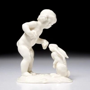 Hutschenreuther Selb LHS Porcelain Figurine Girl Feeding Rabbit K Tutter Germay - Picture 1 of 6