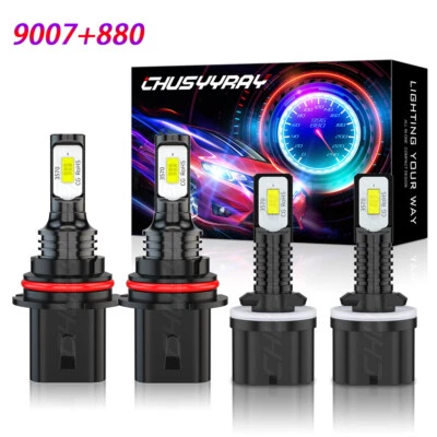 Combo faros LED + kit de bombillas antiniebla blancas para Chevrolet Cavalier 2003-2005 Foto 1 de 4