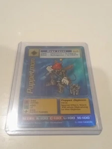 Puppetmon Card Bo-96 | Mega Level Digimon | Holo Foil, NM | Bandai 1999 - Foto 1 di 2