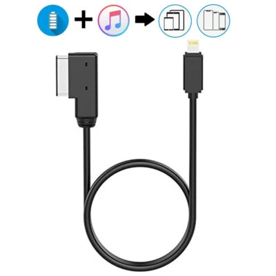 Für Audi + VW iPod iPhone 7 8 X 11 AUX AMI MMI MDI Lade Musik Kabel Adapter - Bild 1 von 4