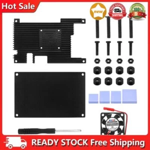 Aluminum Alloy Cooling Enclosure Replacement Heatsink Fan Shell for Orange Pi 5 - Afbeelding 1 van 12