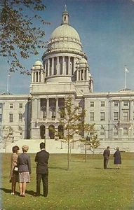 Postal de State House State Capitol Building Providence Connecticut CT - Imagen 1 de 2