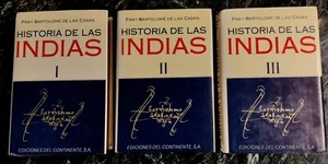 HISTORIA DE LAS INDIAS /Fray Bartolomé de las Casas/VG HC, DJ  - - Three Volumes - Imagen 1 de 11