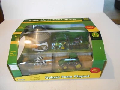 2010 Ertl 1:64th Scale John Deere Deluxe Farm Playset w/Grain Bin, #35259P, NIB - Image 1 of 4